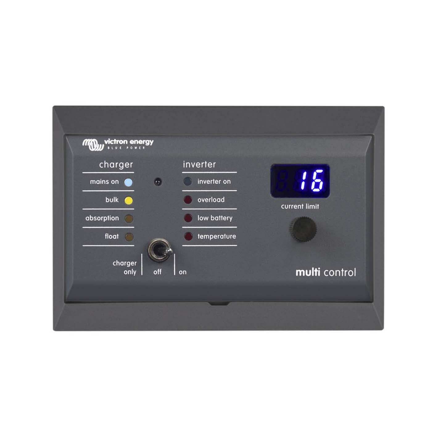 Remote Panel Victron Digital Multi Control 200/200A GX (90deg RJ45)